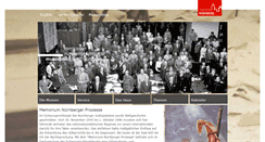 Desktop Screenshot of memorium-nuernberg.de